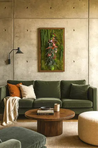 GREENMOOD - Preserved Vertical Moss Wall Art