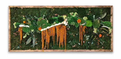 MOSS LANDSCAPE - Preserved Horizontal Moss Wall Art